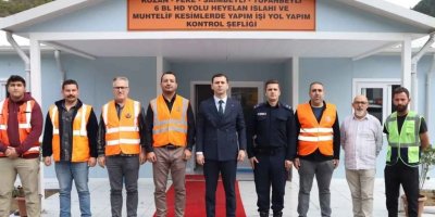 Feke-Saimbeyli yolundaki tünel çalışmalarında son durum incelendi