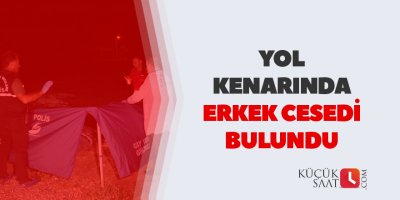 Yol kenarında erkek cesedi bulundu