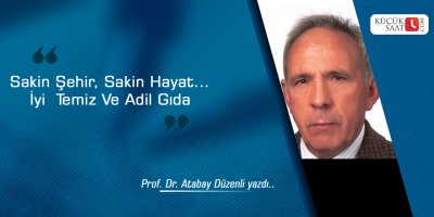 Sakin Şehir, Sakin Hayat... İyi Temiz Ve Adil Gıda