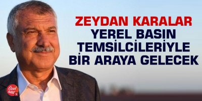 Zeydan Karalar yerel basın temsilcileriyle bir araya gelecek