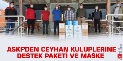ASKF'den Ceyhan kulüplerine destek paketi