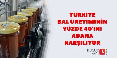Türkiye bal üretiminin yüzde 40'ını Adana karşılıyor