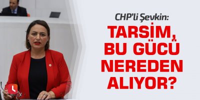 Şevkin: TARSİM, bu gücü nereden alıyor?