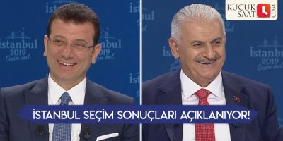 İstanbul seçim sonuçları açıklanıyor!