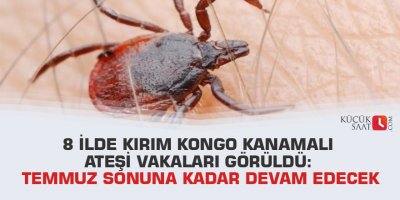 8 ilde Kırım Kongo Kanamalı Ateşi vakaları görüldü: Temmuz sonuna kadar devam edecek