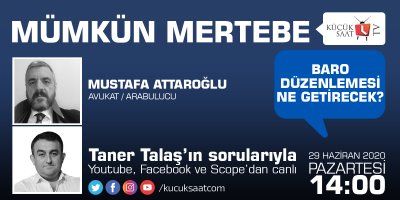Av. Mustafa Attaroğlu, Taner Talaş'ın konuğu oluyor