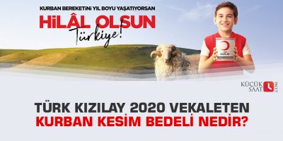 Kızılay kurban vekalet fiyatları ne kadar? 2020 vekaleten kurban kesim bedeli nedir?.