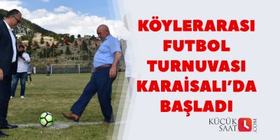Köylerarası Futbol Turnuvası Karaisalı’da Başladı