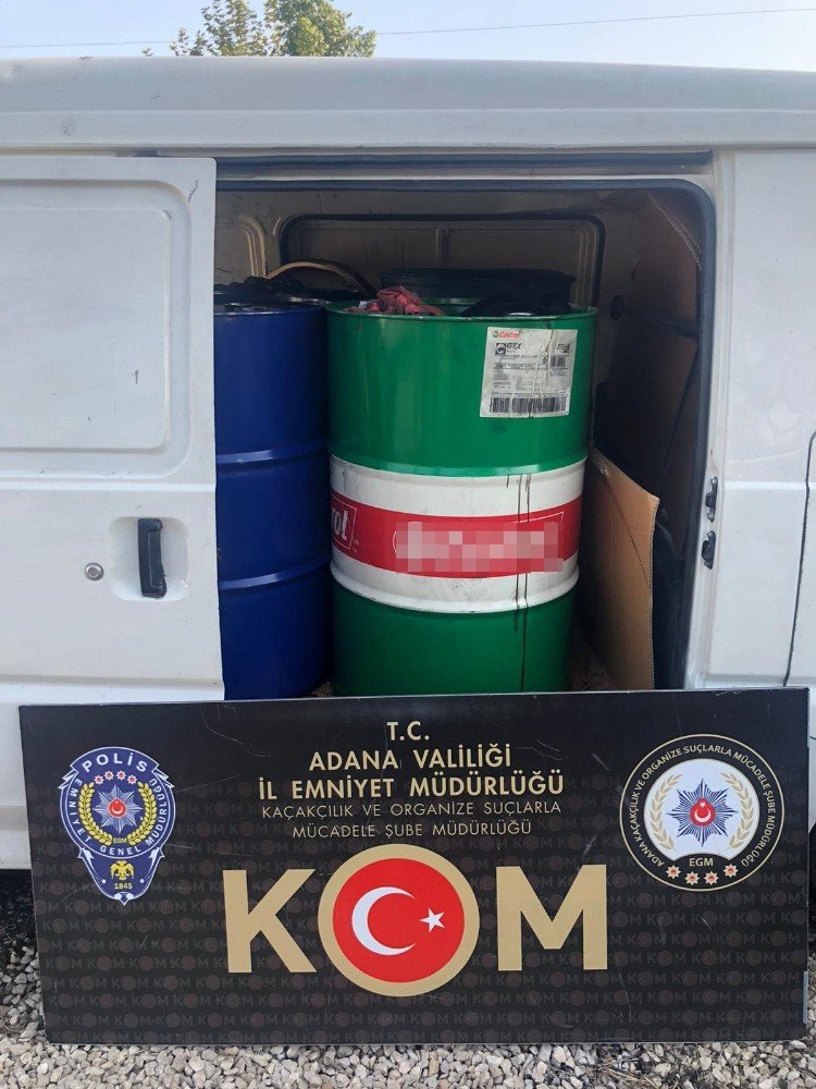 Adana’da kaçak içki ve sigara operasyonu