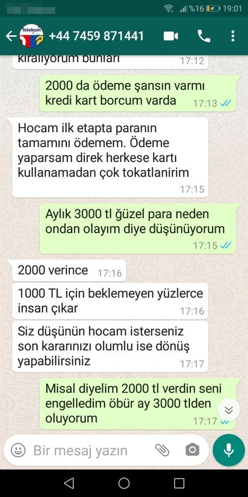 Dolandırıcılar öyle bir teklifle mesaj attı ki