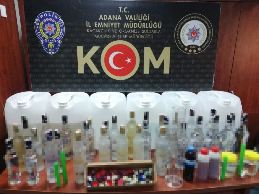 Düdüklü tencereyle sahte içki yaptılar