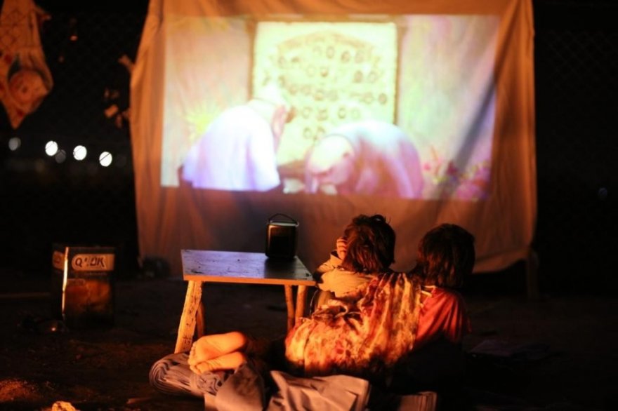 Kırsal kesimdeki çocuklar sinema ile buluştu