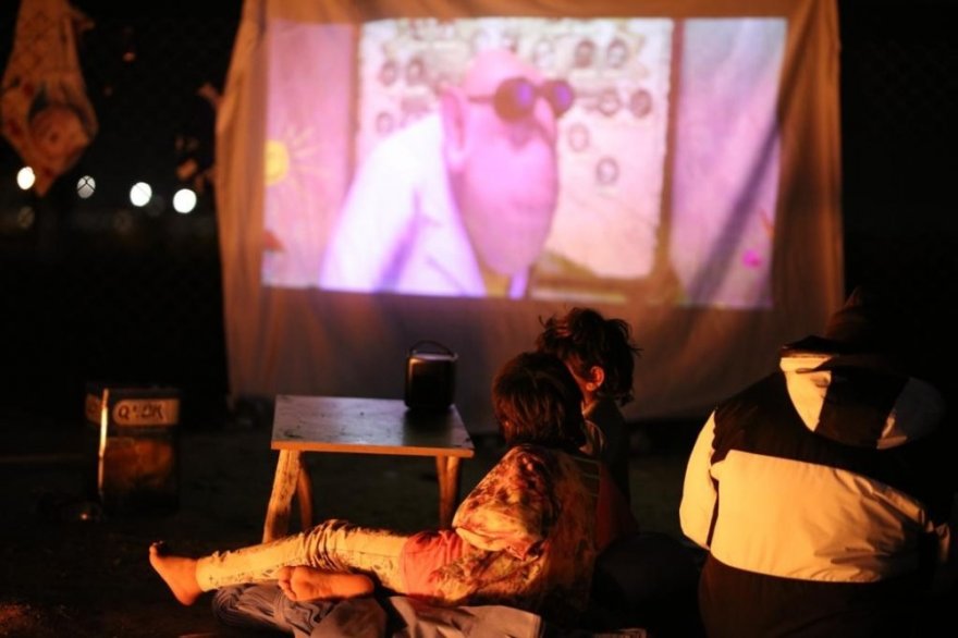 Kırsal kesimdeki çocuklar sinema ile buluştu