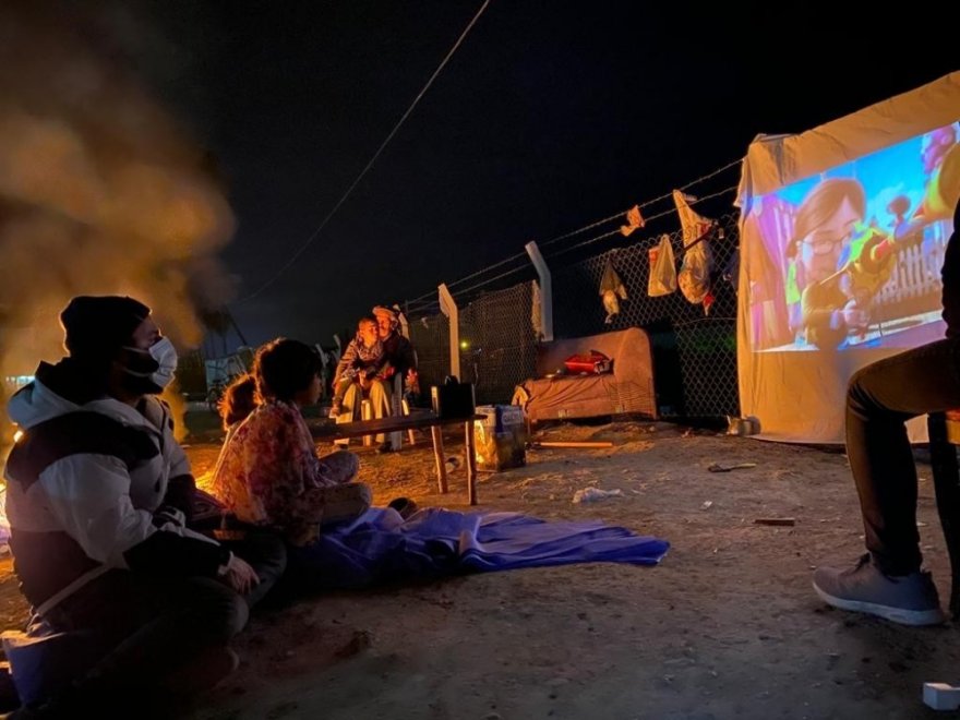 Kırsal kesimdeki çocuklar sinema ile buluştu