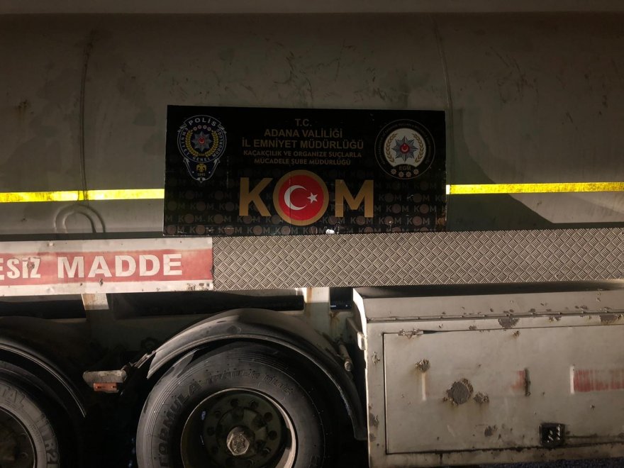 Adana’da kaçakçılık operasyonu