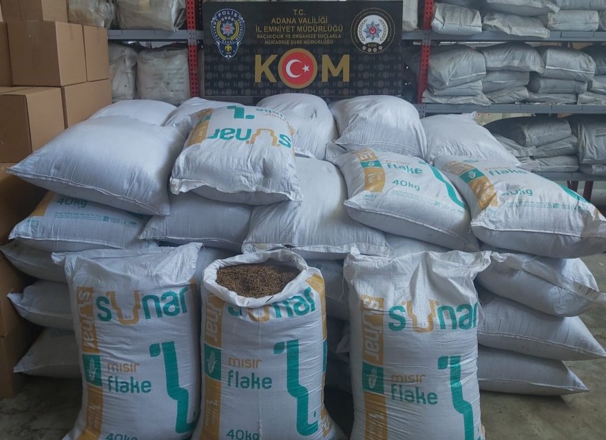 Adana’da kaçakçılık operasyonu