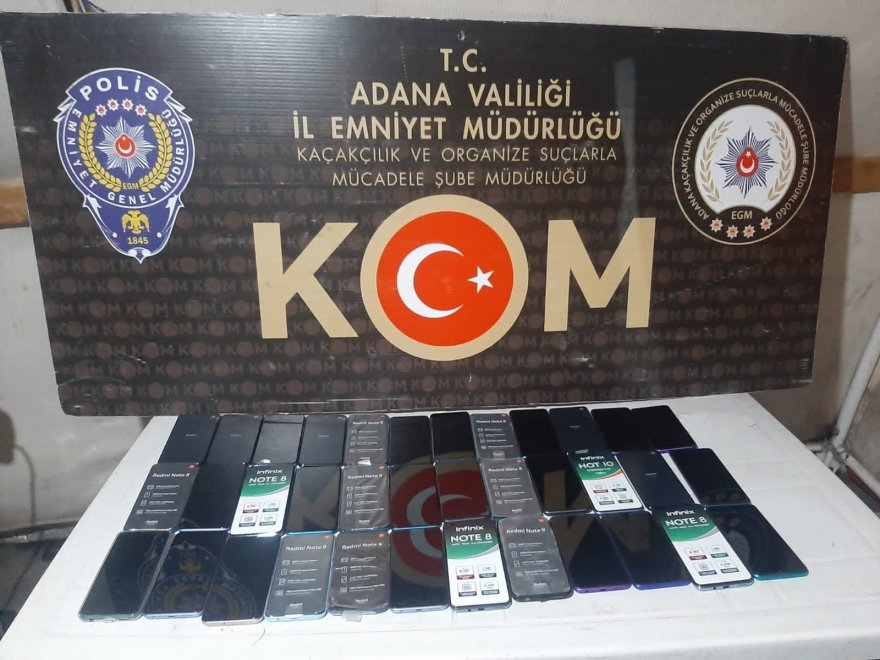 Adana’da kaçakçılık operasyonu