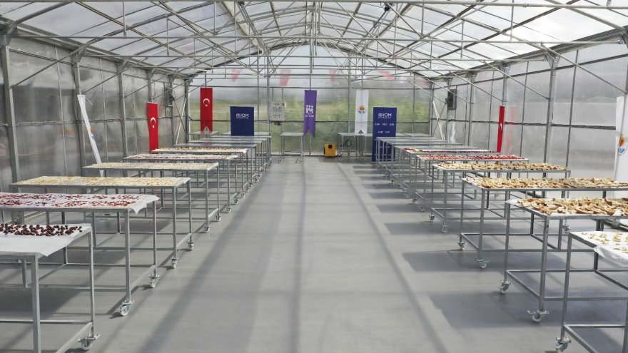 Meyve-sebze kurutma tesisi açıldı