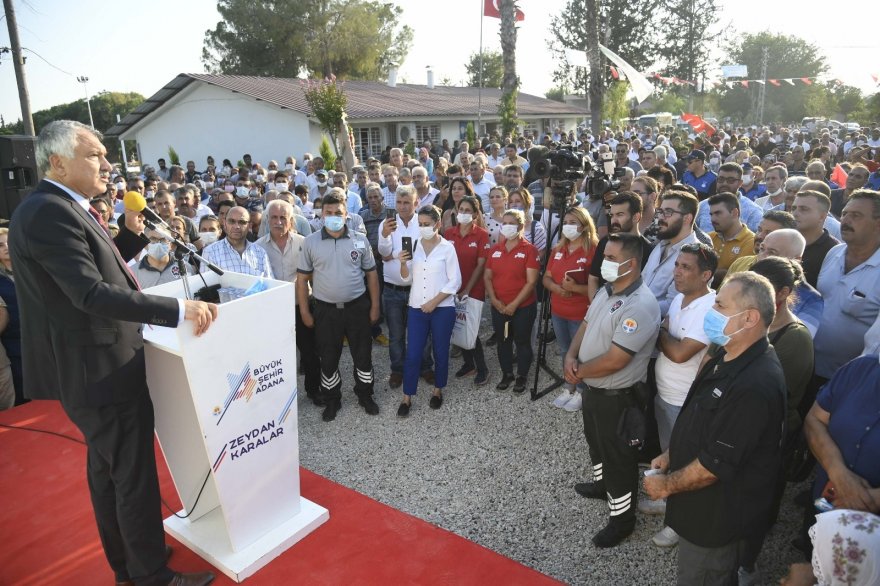 Kozan’a imece usulü park