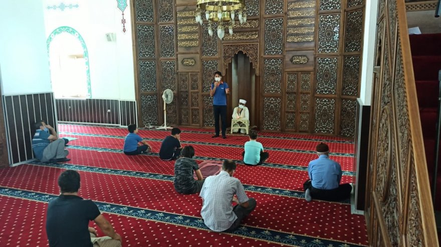 Camilerde afet eğitimi