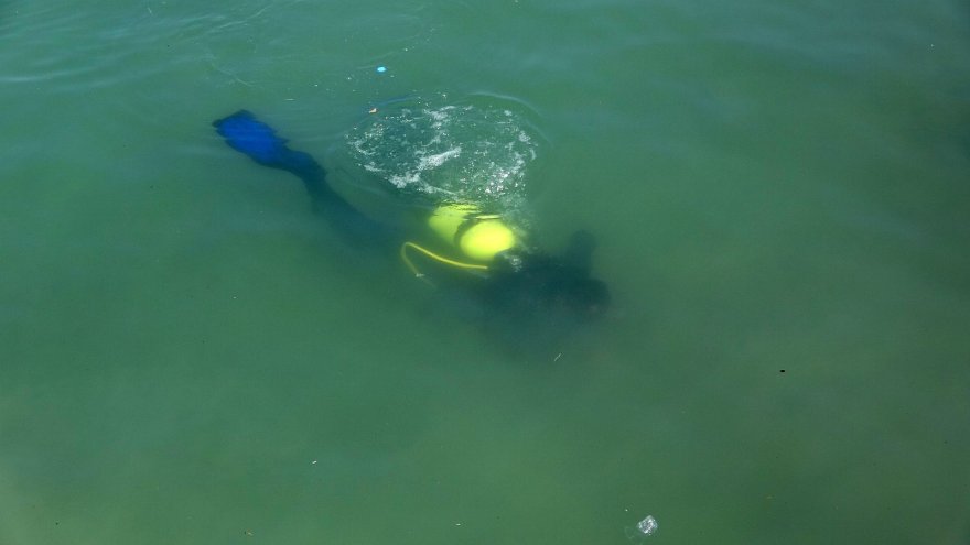 Denizden traktör tekeri de çıktı, klozet de