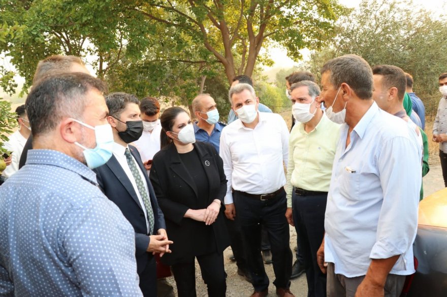 Aladağ’daki yangını söndürme çalışmaları sürüyor