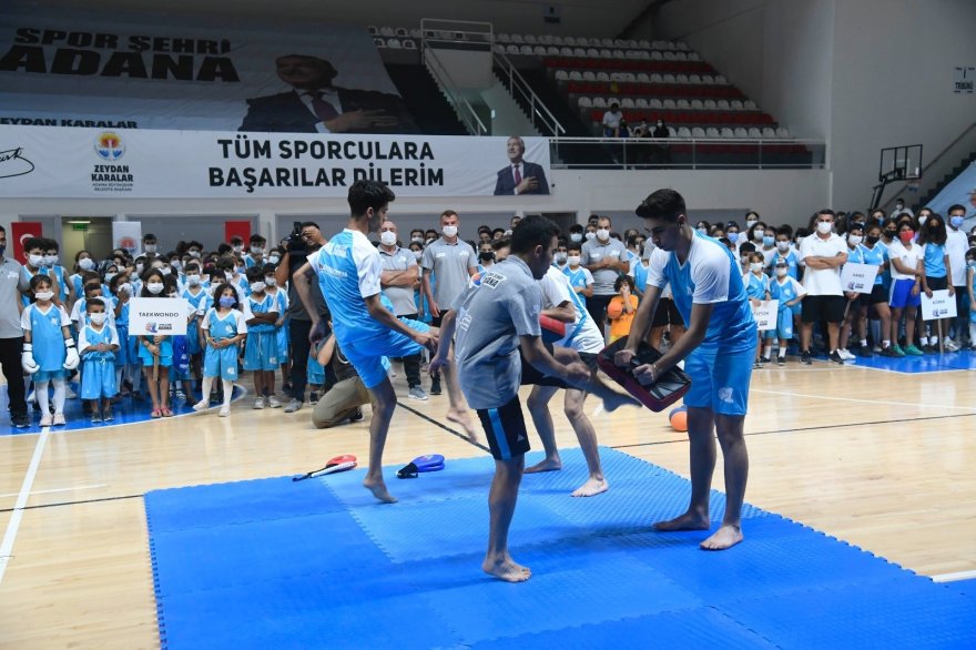 Çocuklar 12 branşta, 11 ilçe ve 46 noktada sporla buluşuyor