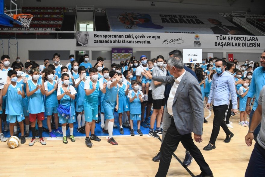 Çocuklar 12 branşta, 11 ilçe ve 46 noktada sporla buluşuyor