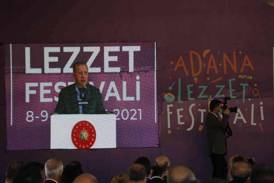 Adana Kebabının ateşini Cumhurbaşkanı Erdoğan yaktı