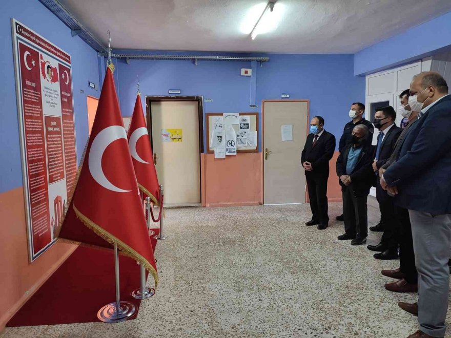 Şehit İsmail Moğol İlk-Ortaokuluna "Şehitlik Köşesi"