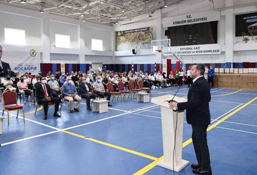 Okullara spor malzemesi desteği