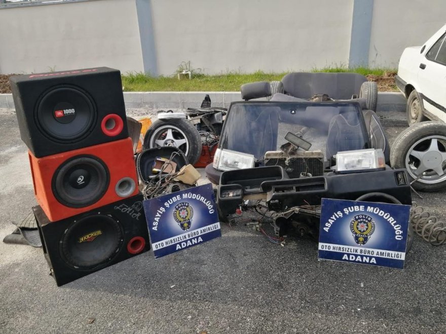 Otomobili çalıp parçaladı, yakalanınca “Kendi otomobilim zannettim” dedi