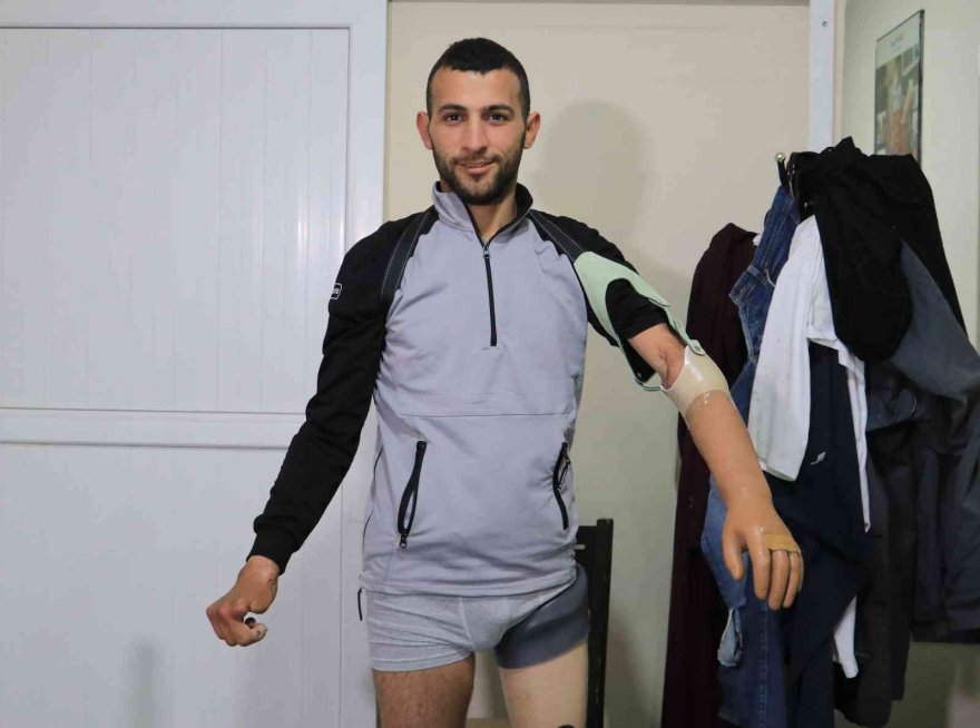 El ve ayağına kavuşan Hacı’nın mutluluğu