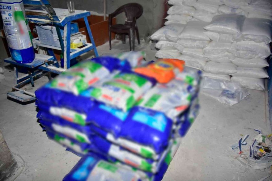 Sahte deterjan operasyonu