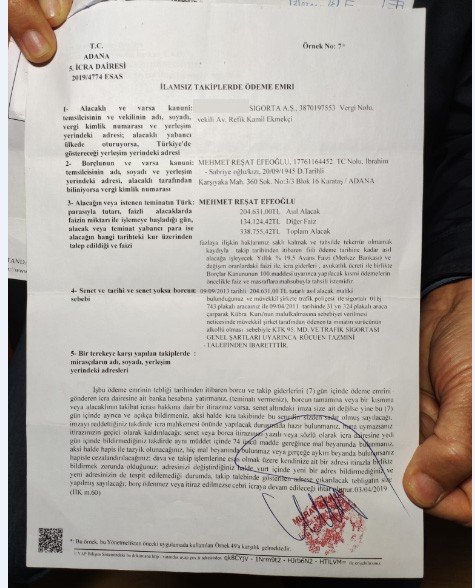 11 bin liraya sattığı otomobiline 605 bin lira ceza geldi