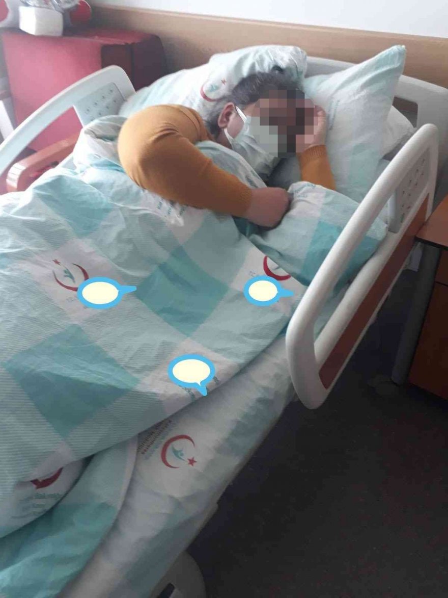 Koca şiddetinden hastanede yatan kadının yardım çığlığı