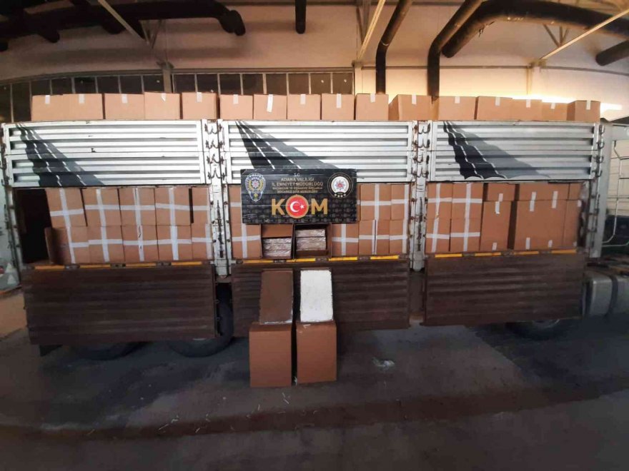 13 milyon 450 bin kaçak makaron ele geçirildi