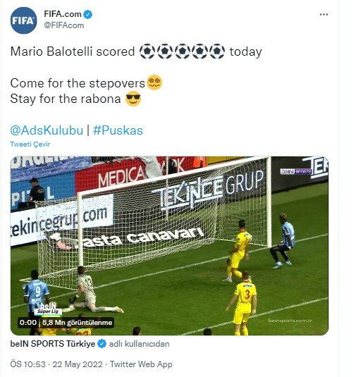 Balotelli’nin 5 gollük performansı dünya gündeminde