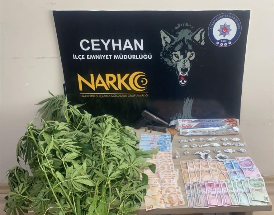 Ceyhan’da uyuşturucu operasyonu: 8 gözaltı