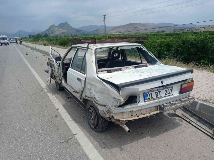 Çöp atmak için indiği aracında feci sonu yaşadı