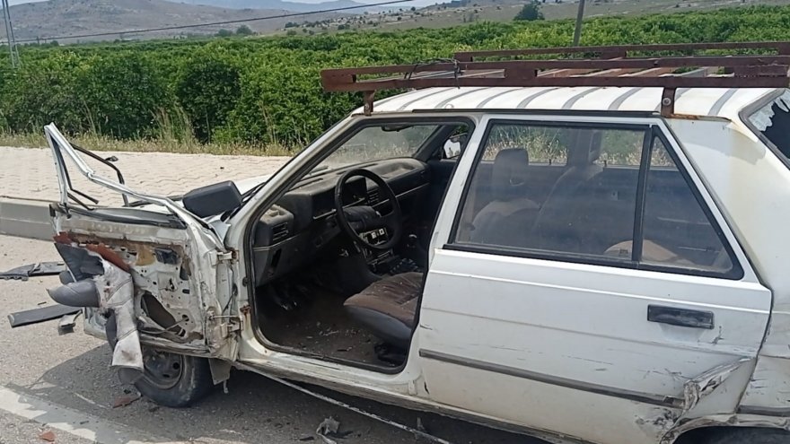 Çöp atmak için indiği aracında feci sonu yaşadı