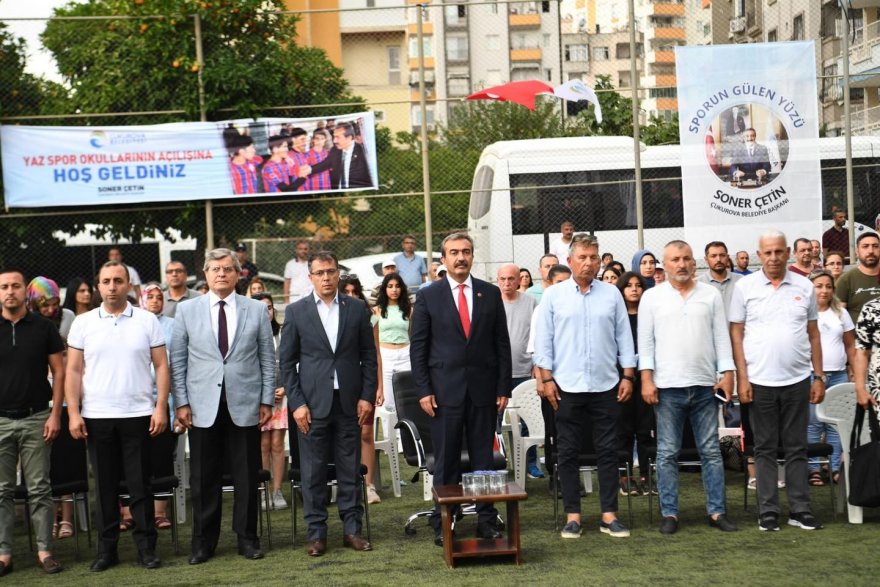 Çukurova’da yaz spor okulları açıldı