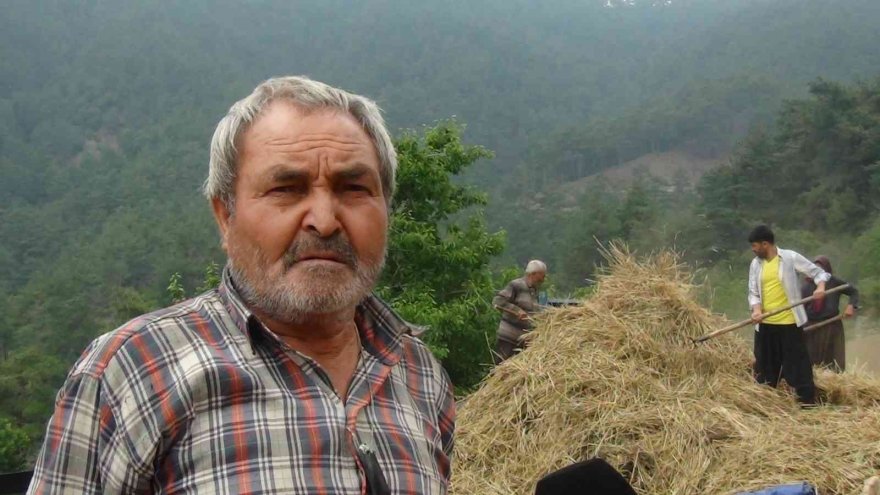 Orakla biçiyor, patozla harman çekiyorlar