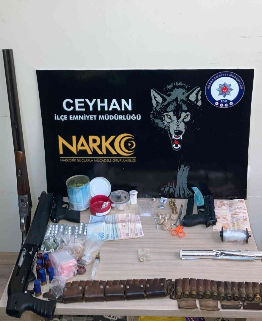 Ceyhan’da uyuşturucu operasyonu: 18 gözaltı