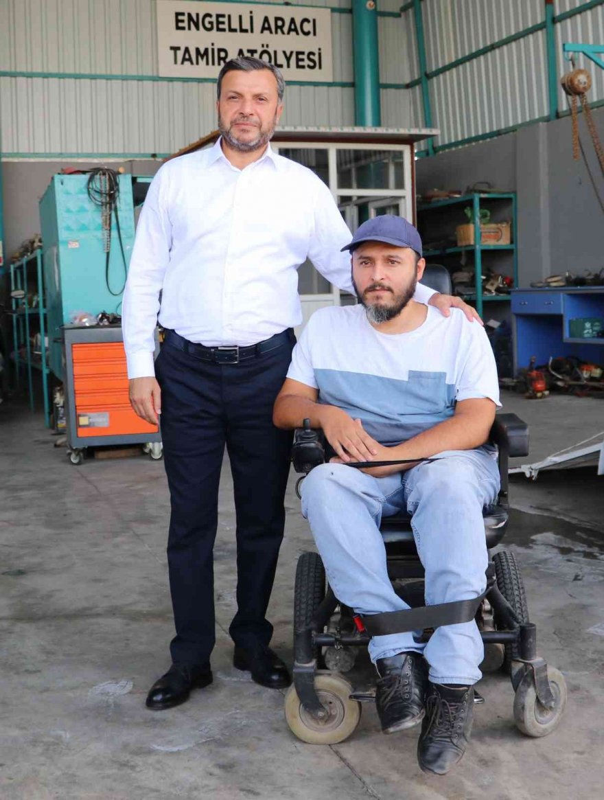 Engellilere özel joystick ile kullanılan araç geliştirdi