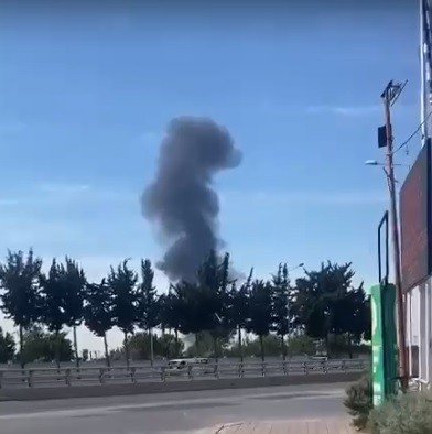 Adana Havalimanı’nda yangın tatbikatı korkuttu