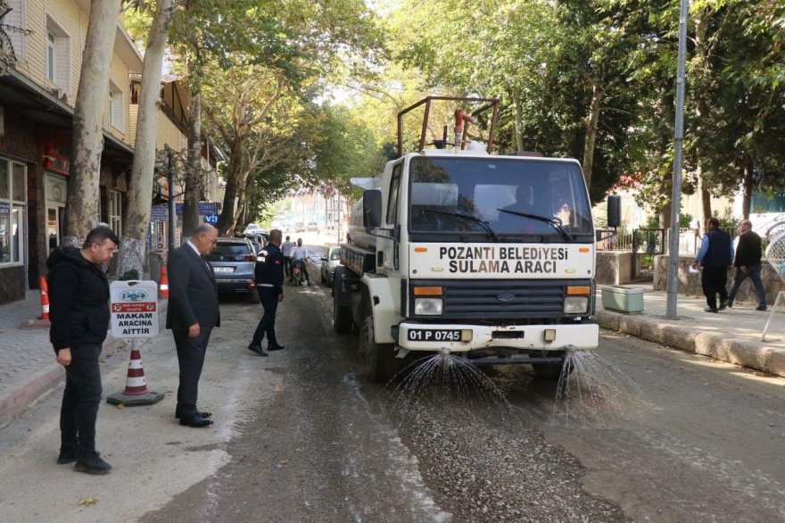 Pozantı’da doğalgaz kazı çalışmalarında oluşan çukurlar kapatıldı