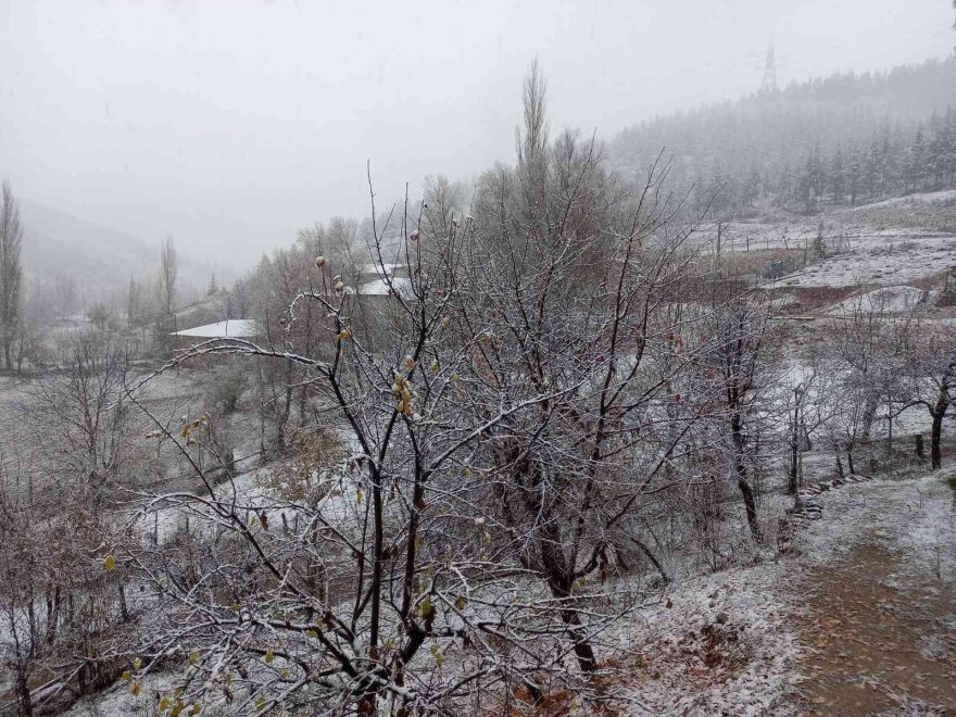 Adana’ya sezonun ilk karı yağdı