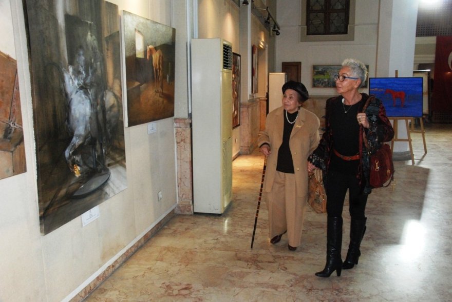 TJK 11. Resim Yarışması sergisi Adana’da ziyarete açıldı