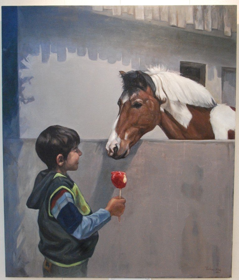 TJK 11. Resim Yarışması sergisi Adana’da ziyarete açıldı